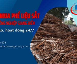 Thu mua phế liệu sắt khu công nghiệp Giang Điền giá cao hoạt động 24/7